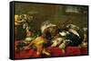 Jagdstilleben-Hunting still-life. Around 1640 / 50-Frans Snyders-Framed Stretched Canvas