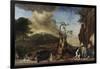 Jagdstilleben Vor Einer Landschaft Mit Schloss Bensberg, 1712-Jan Weenix-Framed Giclee Print