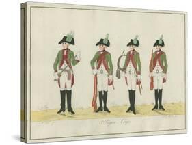 Jager Corps, Hesse-Cassel, C.1784-J. H. Carl-Stretched Canvas