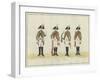 Jager Corps, Hesse-Cassel, C.1784-J. H. Carl-Framed Giclee Print