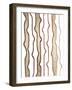 Jagged Flow IV-Alonzo Saunders-Framed Art Print