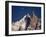Jagged Peak of Aiguille Du Dru and the Moon, Chamonix, Rhone Alpes, France, Europe-Hart Kim-Framed Photographic Print
