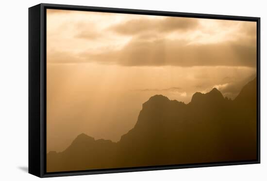 Jagged peaks of the Simien Mountains, Ethiopia, Africa-Tom Broadhurst-Framed Stretched Canvas