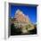 Jagged Sandstone Cliffs Above the Virgin River, Zion National Park, Utah, USA-Ruth Tomlinson-Framed Photographic Print