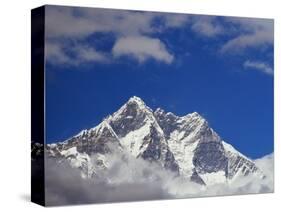 Jagged Tops of Everest Range-Jagdish Agarwal-Stretched Canvas