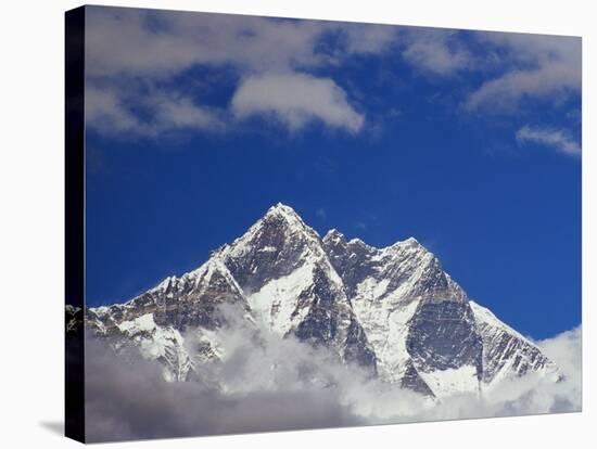 Jagged Tops of Everest Range-Jagdish Agarwal-Stretched Canvas