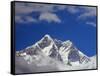 Jagged Tops of Everest Range-Jagdish Agarwal-Framed Stretched Canvas