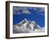 Jagged Tops of Everest Range-Jagdish Agarwal-Framed Photographic Print