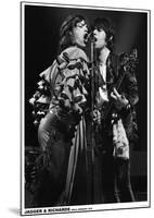 Jagger And Richards- Koln, Germany 1976-null-Mounted Poster