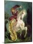 Jaguar Attacking a Horseman, C.1855-Eugene Delacroix-Mounted Giclee Print