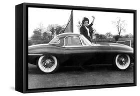 Jaguar Car March 14, 1961-null-Framed Stretched Canvas