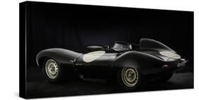 Jaguar D type 1956-Simon Clay-Stretched Canvas