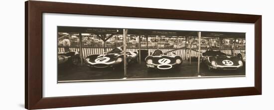 Jaguar D-Type, Tojeiro-Ben Wood-Framed Art Print
