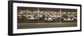 Jaguar D-Type / Tojeiro-Ben Wood-Framed Giclee Print