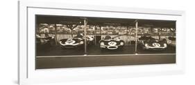 Jaguar D-Type / Tojeiro-Ben Wood-Framed Giclee Print
