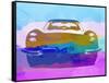 Jaguar E Type Front-NaxArt-Framed Stretched Canvas