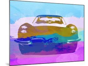 Jaguar E Type Front-NaxArt-Mounted Art Print