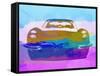 Jaguar E Type Front-NaxArt-Framed Stretched Canvas