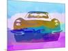 Jaguar E Type Front-NaxArt-Mounted Art Print