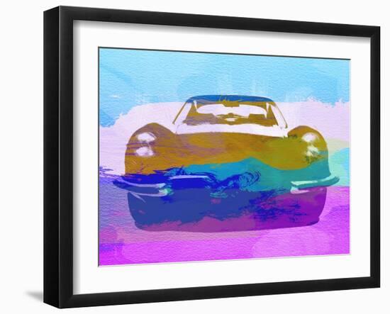 Jaguar E Type Front-NaxArt-Framed Art Print