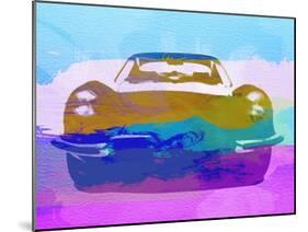 Jaguar E Type Front-NaxArt-Mounted Art Print