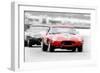 Jaguar E-Type Racing Watercolor-NaxArt-Framed Art Print