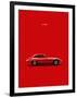 Jaguar E-Type Red-Mark Rogan-Framed Art Print