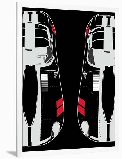 Jaguar E-Type-NaxArt-Framed Art Print