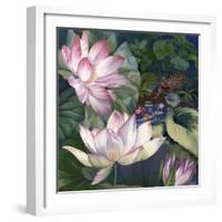 Jaguar Lily Pond-Bill Jackson-Framed Giclee Print