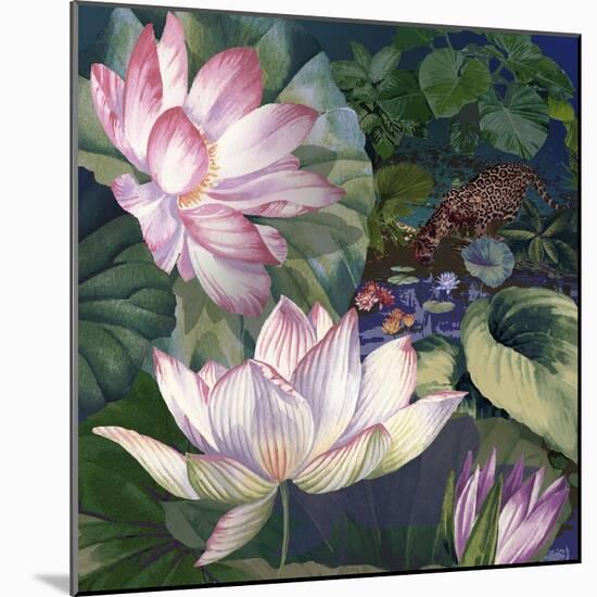 Jaguar Lily Pond-Bill Jackson-Mounted Giclee Print