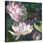 Jaguar Lily Pond-Bill Jackson-Stretched Canvas