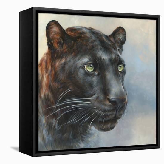 Jaguar Presence-Dina Perejogina-Framed Stretched Canvas