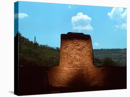 Jaguar Sculpture, Olmec, Teopantecuanitlan, Mexico-Kenneth Garrett-Stretched Canvas