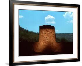 Jaguar Sculpture, Olmec, Teopantecuanitlan, Mexico-Kenneth Garrett-Framed Photographic Print