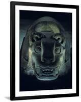 Jaguar-Shaped Receptacle for Hearts of Sacrifice Victims, Templo Mayor, Aztec, Mexico-Kenneth Garrett-Framed Premium Photographic Print