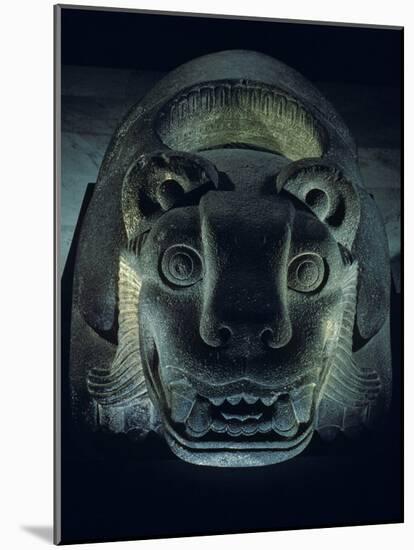 Jaguar-Shaped Receptacle for Hearts of Sacrifice Victims, Templo Mayor, Aztec, Mexico-Kenneth Garrett-Mounted Photographic Print