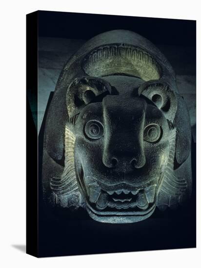 Jaguar-Shaped Receptacle for Hearts of Sacrifice Victims, Templo Mayor, Aztec, Mexico-Kenneth Garrett-Stretched Canvas