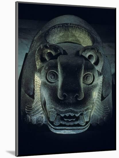 Jaguar-Shaped Receptacle for Hearts of Sacrifice Victims, Templo Mayor, Aztec, Mexico-Kenneth Garrett-Mounted Photographic Print