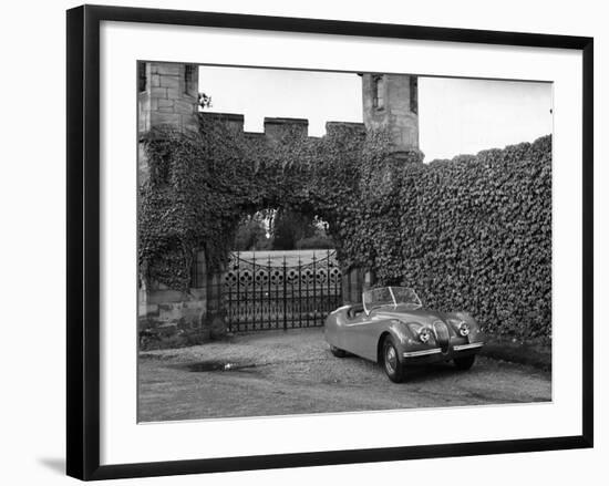 Jaguar XK120 Sports Car-null-Framed Photographic Print