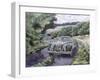 Jaguar Xk150 Cruising-Clive Metcalfe-Framed Giclee Print