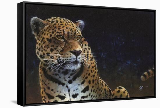 Jaguar-Durwood Coffey-Framed Stretched Canvas
