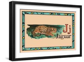 Jaguar-null-Framed Art Print