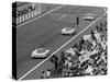 Jaguars Taking the First Two Places at the Le Mans 24 Hours, France, 1990-null-Stretched Canvas