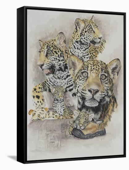 Jaguars-Barbara Keith-Framed Stretched Canvas