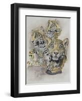 Jaguars-Barbara Keith-Framed Giclee Print