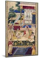 Jahangir and Prince Khurram with Nur Jahan, C1624-1625-null-Mounted Giclee Print