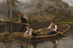 Fishermen by Jahn Ekenaes-Jahn Ekenaes-Giclee Print