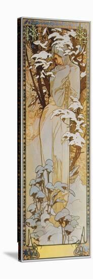 Jahreszeiten: Der Winter, 1900-Alphonse Mucha-Stretched Canvas