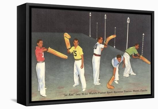 Jai Alai, Miami, Florida-null-Framed Stretched Canvas