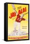 Jai Alai Poster-null-Framed Stretched Canvas